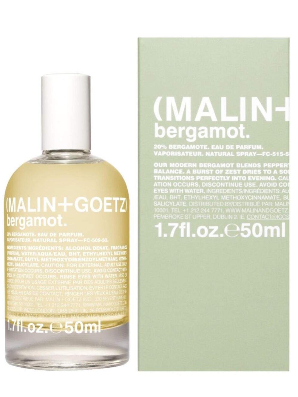 MALIN+GOETZ Bergamot EDP 50ml BRAND NEW/SEALED